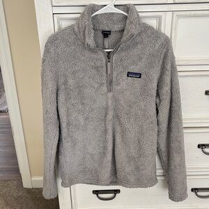 Patagonia Light Gray Fleece Jacket